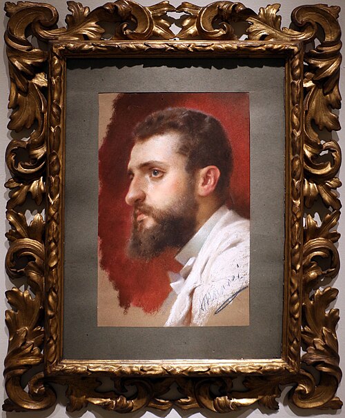 Porträt des Vittorio Guaccimanni, 1885, Arturo Moradei
