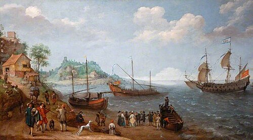 An Embarkation Scene, 1626, Adam Willaerts