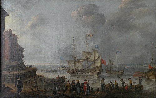 Vaisseau appareillant, 1650, Adam Willaerts