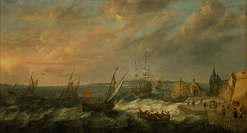 Seehafen, 1631, Adam Willaerts