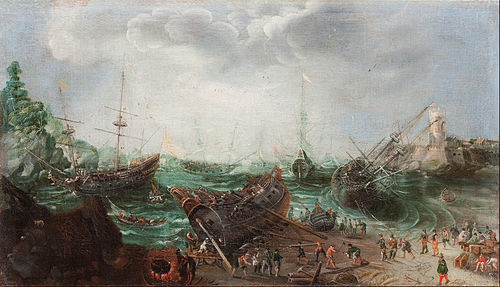 Harbour scene, 1615, Adam Willaerts