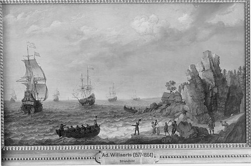 Strandbild, 1639, Adam Willaerts