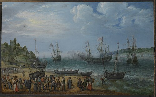 Shipping in an Estuary, 1640, Adam Willaerts