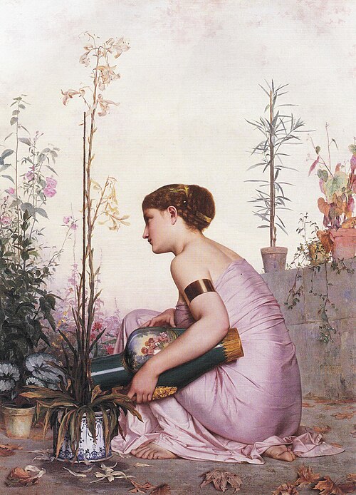 Le lis est mort, 1873, Adolphe-Alexandre Lesrel