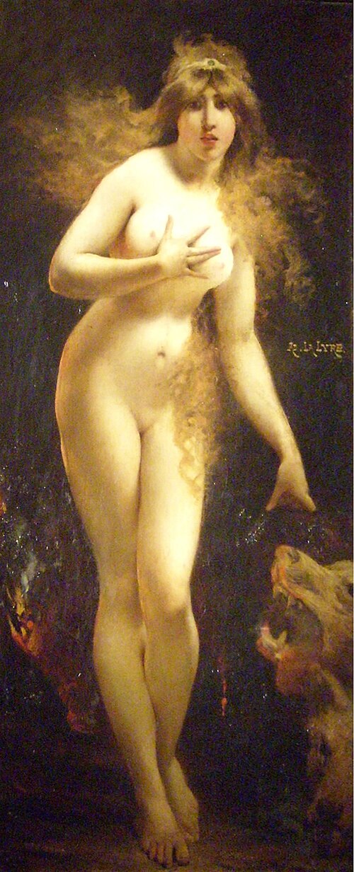 Psyché aux enfers, 1904, Adolphe Lalyre
