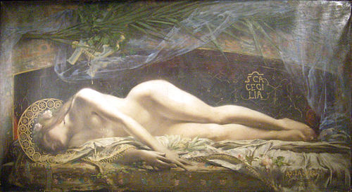 Sainte Cécile, 1896, Adolphe Lalyre