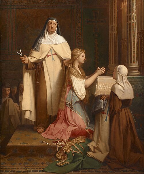 Taking the Veil, 1829, Adolphe Roger