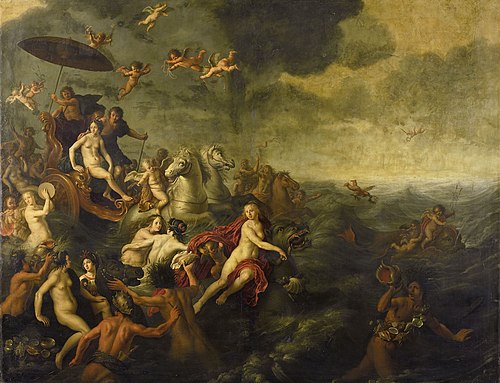 Galatea and Acis, 1651, Adriaen van Nieulandt the youn