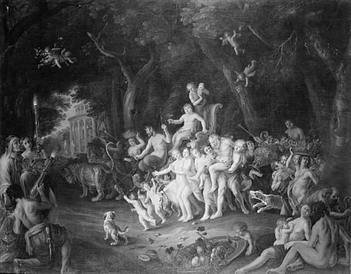 The Triumph of Bacchus, 1652, Adriaen van Nieulandt the youn