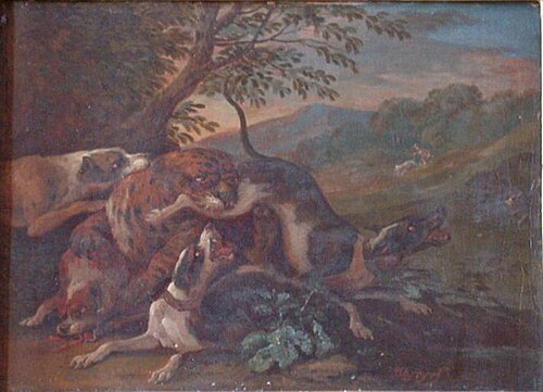 Chasse à la panthère, 1698, Adrian de Gryef