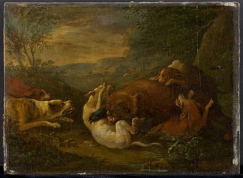 Chasse à l'ours, 1698, Adrian de Gryef