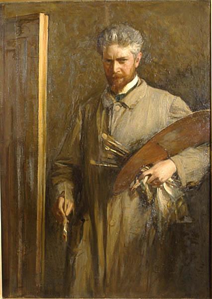 Selbstporträt., 1903, Oscar Björck