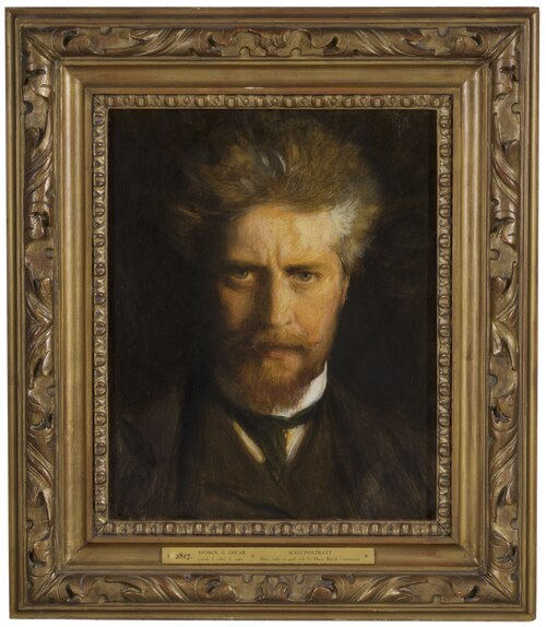 Autoportrait, 1920, Oscar Björck