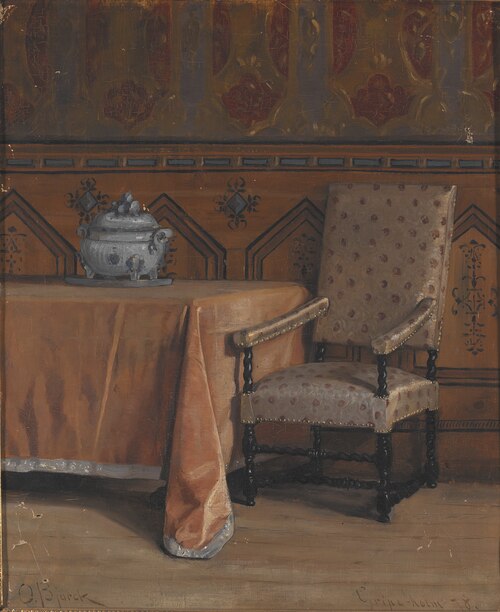 Gripsholms slott, konseljsalen, 1878, Oscar Björck