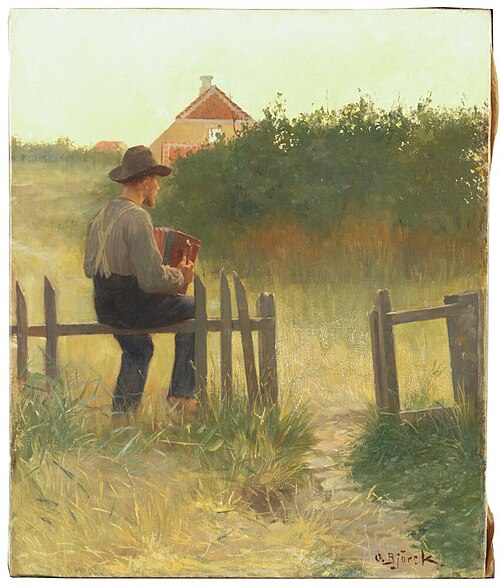 Summer Evening, Skagen, 1884, Oscar Björck