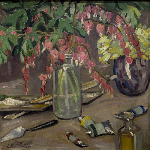 Vase de digitales, 1918, Adrien Bas