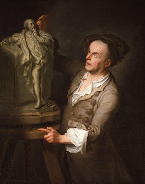 Louis François Roubiliac 1702-1762, 1762, Adrien Carpentiers