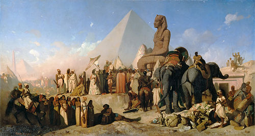 Cambyse et Psamménite, 1842, Adrien Guignet