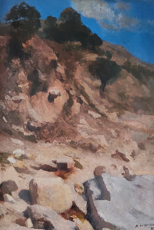 Scarpa (paysage), 1883, Adrien de Witte
