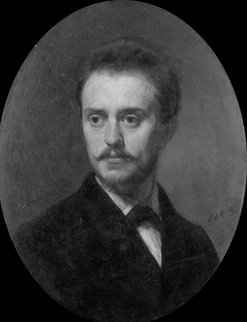 Portrait de Léon Mignon, 1880, Adrien de Witte