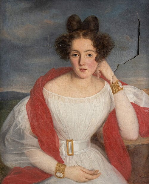 Portrait of Madame Gignoux, 1850, Adrienne Marie Louise Grandpierre-Deverzy