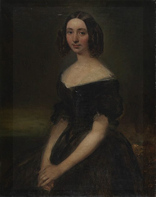 Autoportrait, 1840, Adèle Ferrand