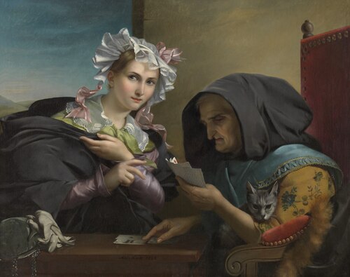 The Fortune Teller, 1828, Adèle Kindt
