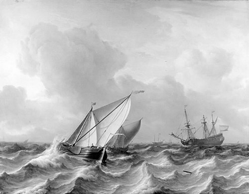 The Sea in Motion, 1678, Aernout Smit