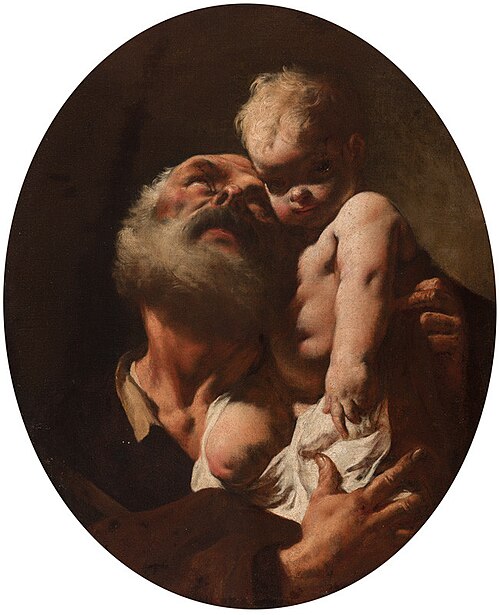 St. Joseph with the Child, 1729, Giovanni Battista Piazzetta