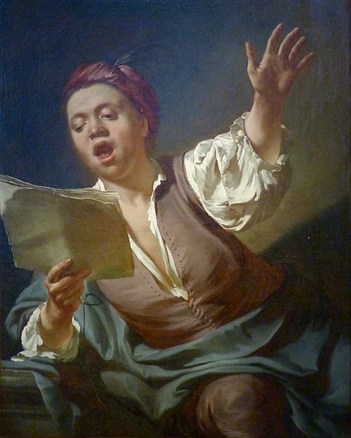 Le chanteur, 1715, Giovanni Battista Piazzetta