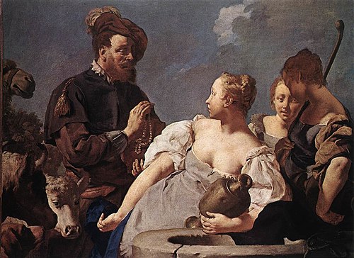 Rébecca au puits, 1740, Giovanni Battista Piazzetta