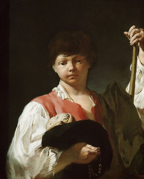 The Beggar Boy (The Young Pilgrim), 1727, Giovanni Battista Piazzetta