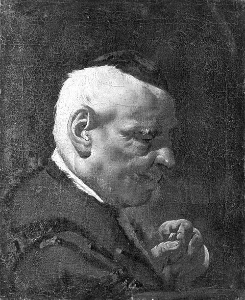 Studienkopf eines alten Mannes, 1718, Giovanni Battista Piazzetta