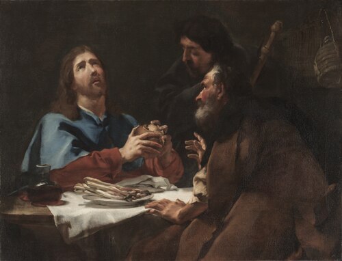 The Supper at Emmaus, 1720, Giovanni Battista Piazzetta