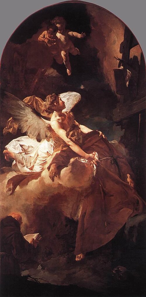 Ecstasy of St. Francis, 1729, Giovanni Battista Piazzetta