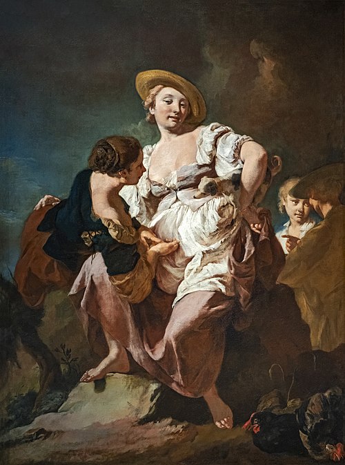 Accademia - L'indovina 1740-1745 - Giambattista Piazzetta, 1740, Giovanni Battista Piazzetta
