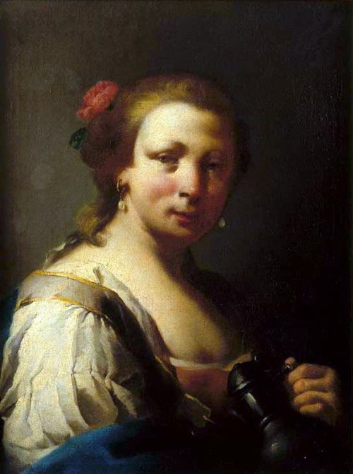 Woman with a jug, 1730, Giovanni Battista Piazzetta