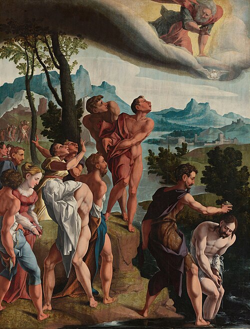 The Baptism of Christ, 1535, Jan van Scorel