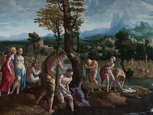 The Baptism of Christ in the Jordan, 1530, Jan van Scorel