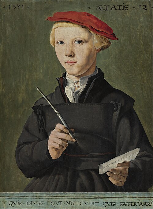 Portrait of a Young Scholar, 1531, Jan van Scorel