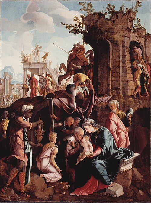 Adoration of the Magi., 1530, Jan van Scorel