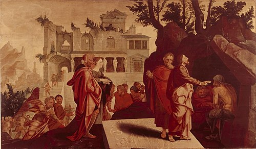The raising of Lazarus, 1550, Jan van Scorel