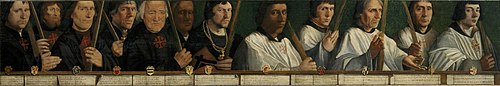 Portretten van twaalf leden van de Utrechtse Jeruzalembroederschap, 1525, Jan van Scorel