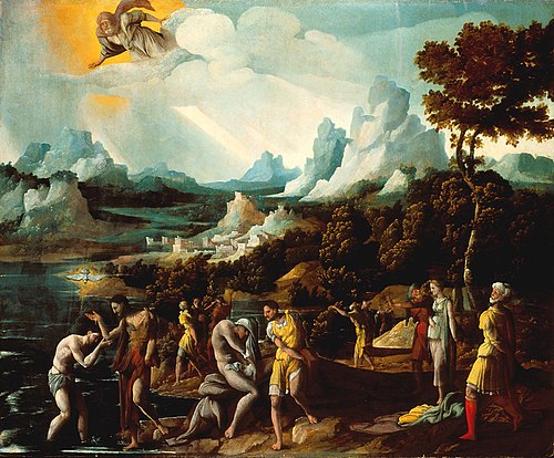 The Baptism of Christ, 1550, Jan van Scorel