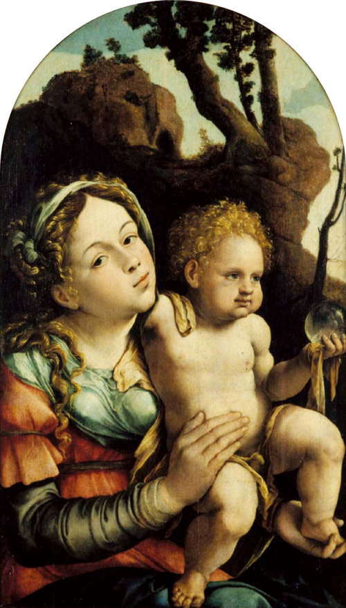 A Virgem Maria com o Menino Jesus, 1526, Jan van Scorel