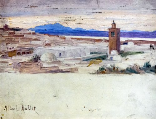 Les toits de Tunis, 1912, Albert Aublet