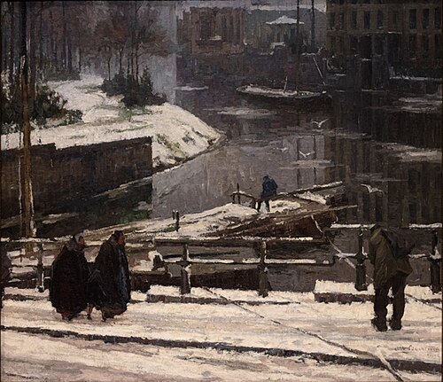 Gand, dégel, 1902, Albert Baertsoen