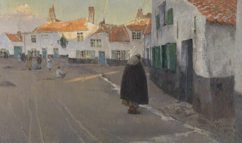 Square in Flanders, 1897, Albert Baertsoen