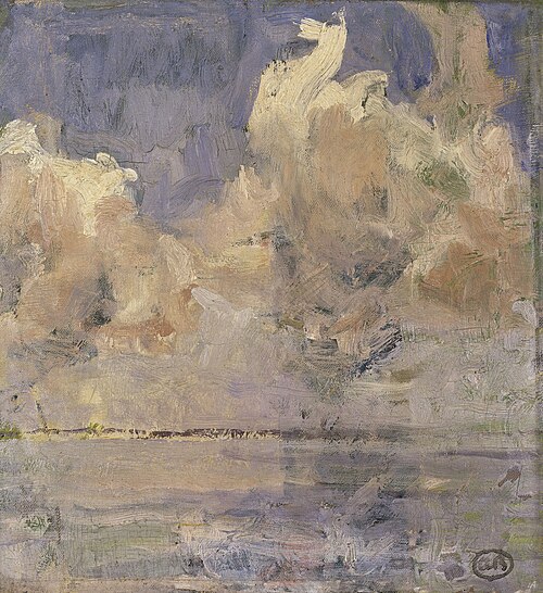 Clouds over the Sea, 1895, Albert Baertsoen