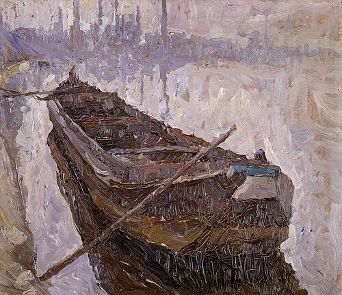 Mud barge, 1901, Albert Baertsoen